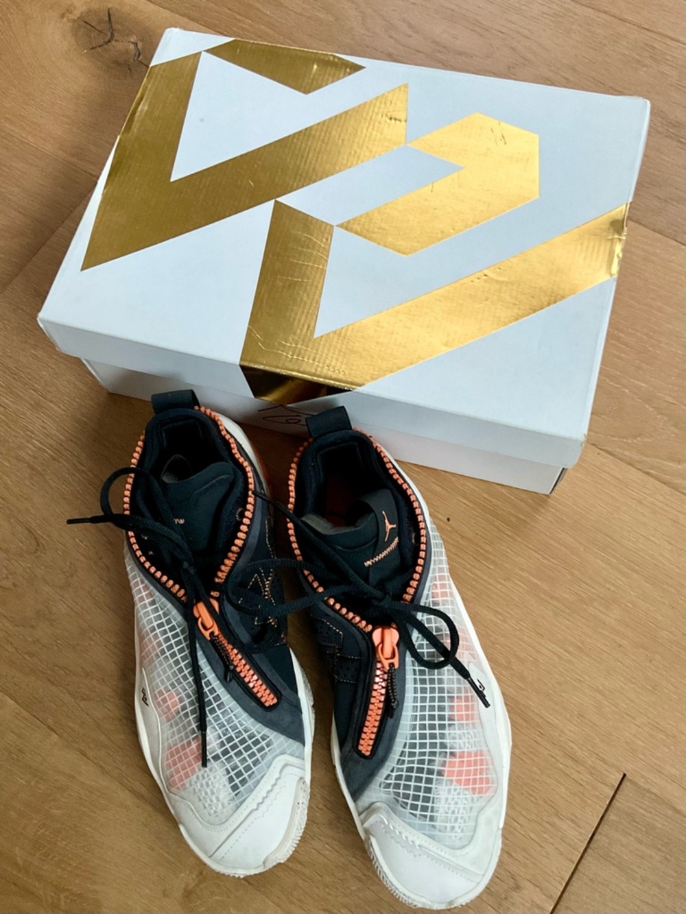 Jordan Why Not Zer0.6 "Rattan" Westbrook Phantom/Black/Orange Trance Men's 9